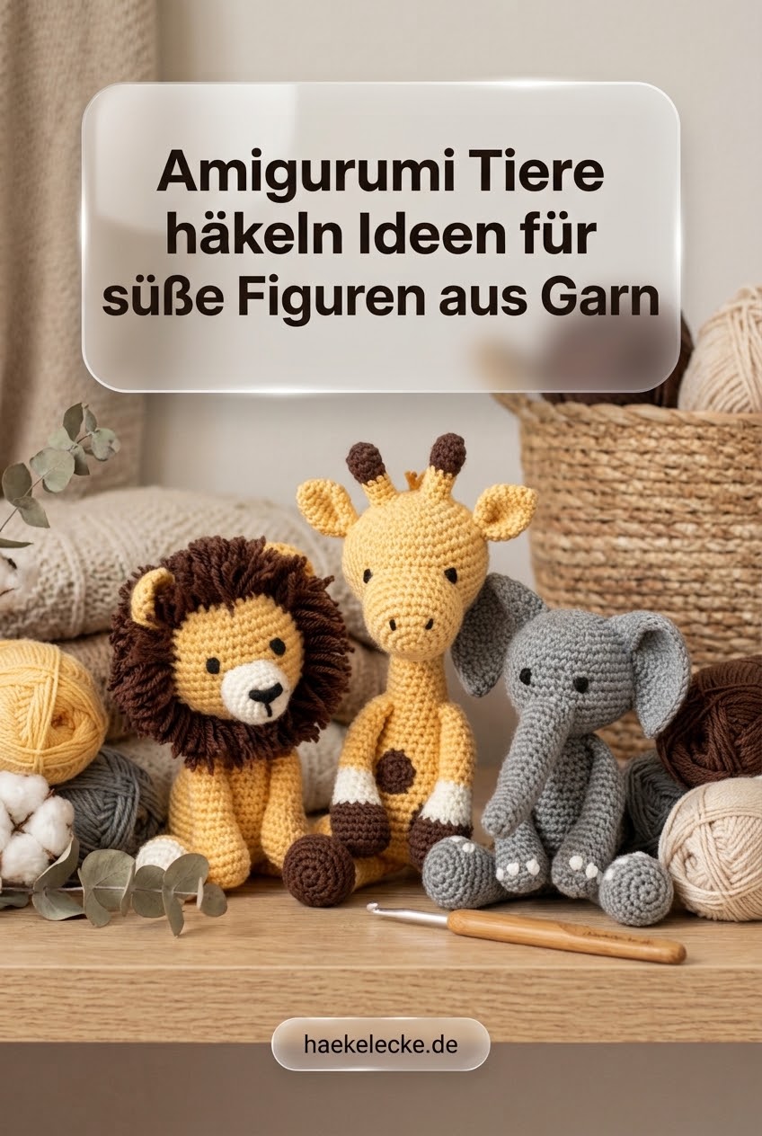 Amigurumi Tiere häkeln Ideen für süße Figuren aus Garn