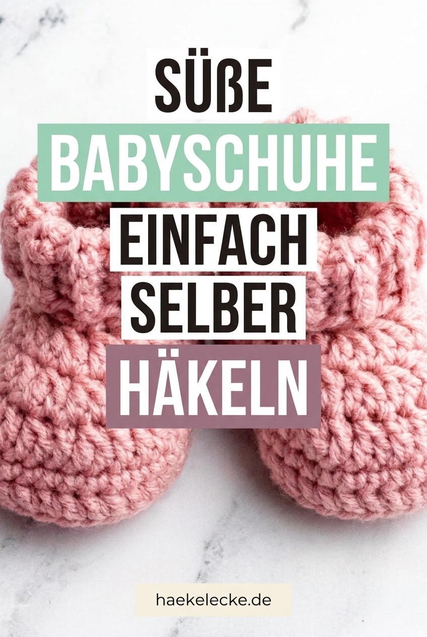 Süße Babyschuhe einfach selber häkeln