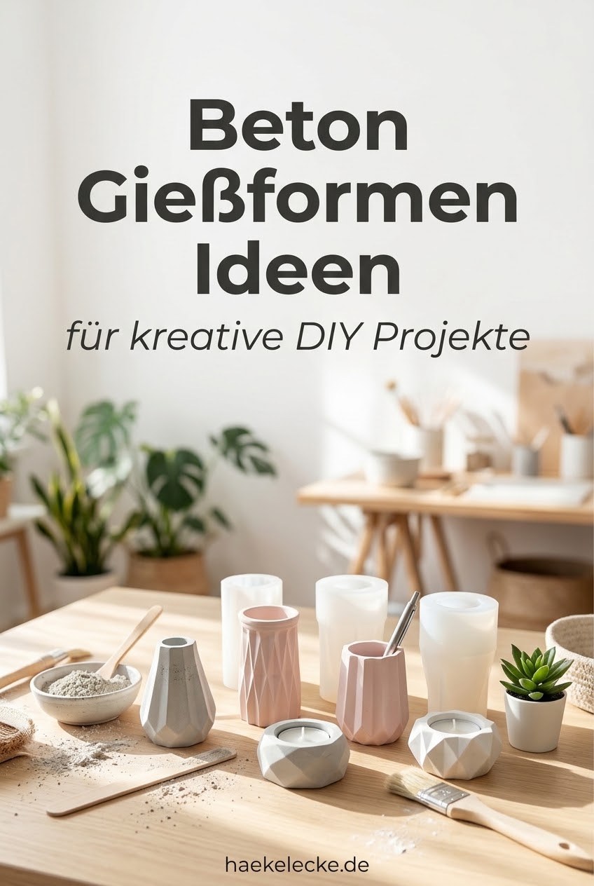 Beton Gießformen Ideen für kreative DIY Projekte