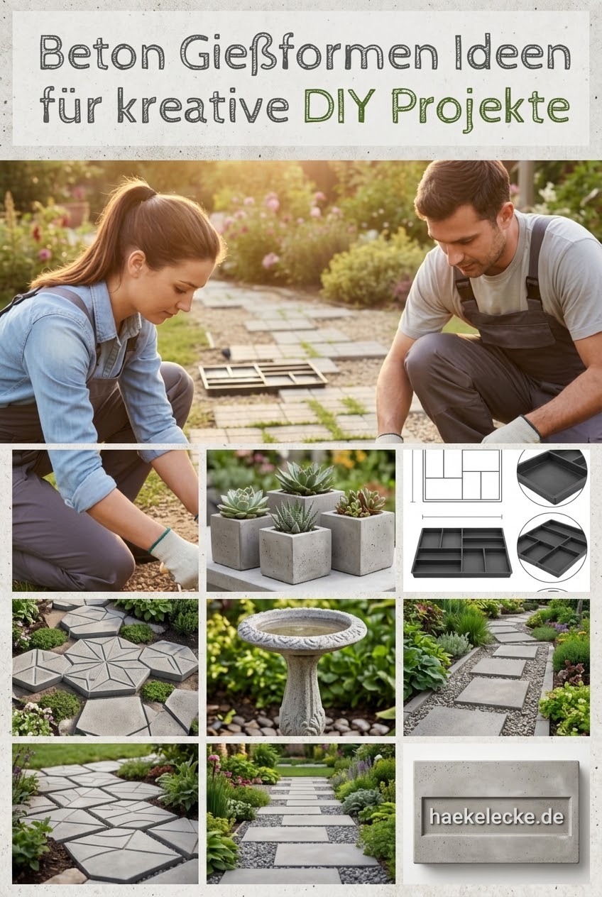 Beton Gießformen Ideen für kreative DIY Projekte