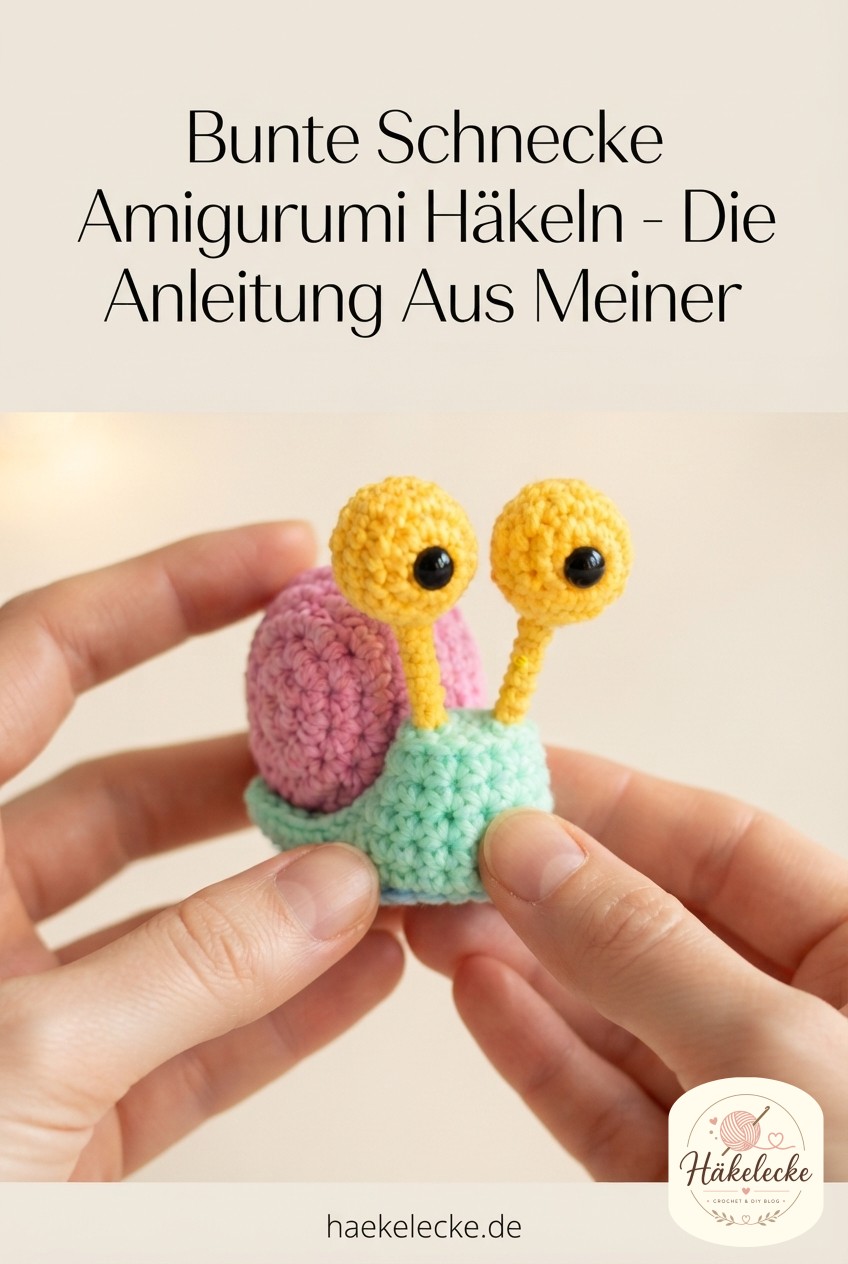 Bunte Schnecke Amigurumi Häkeln - Die Anleitung Aus Meiner