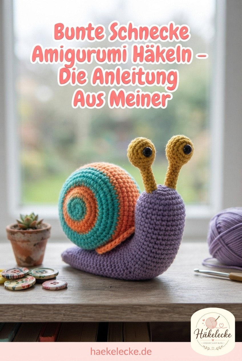 Bunte Schnecke Amigurumi Häkeln - Die Anleitung Aus Meiner