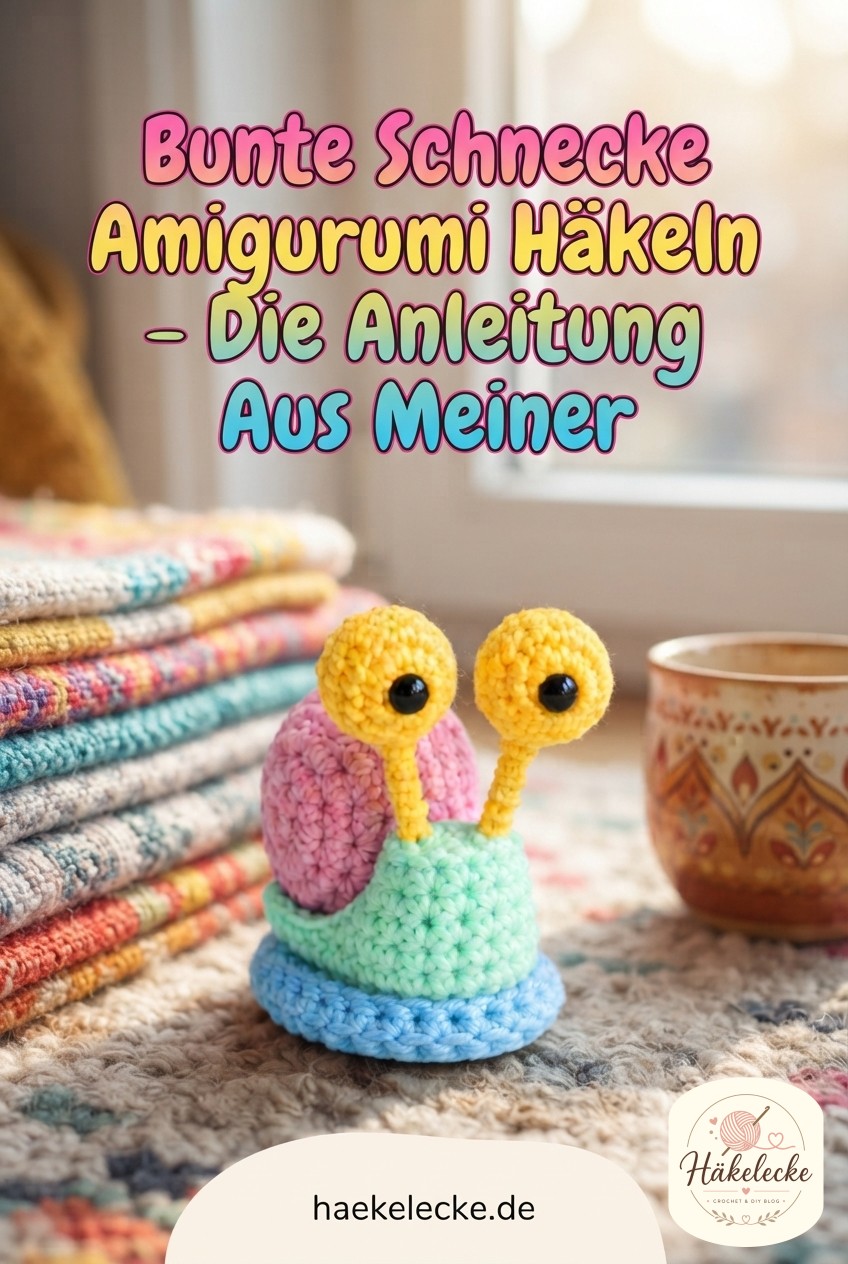 Bunte Schnecke Amigurumi Häkeln - Die Anleitung Aus Meiner