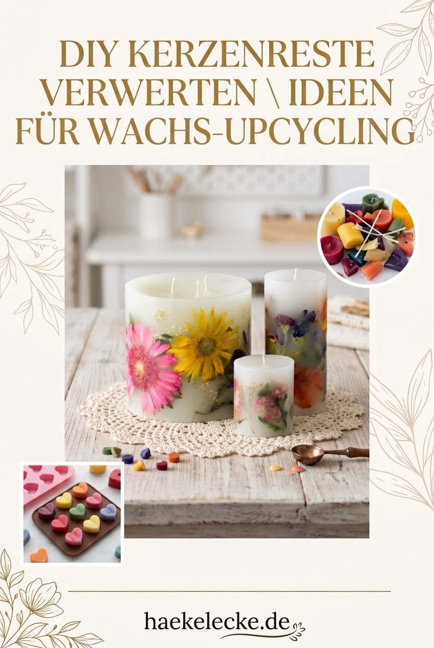 DIY Kerzenreste verwerten Ideen für Wachs-Upcycling