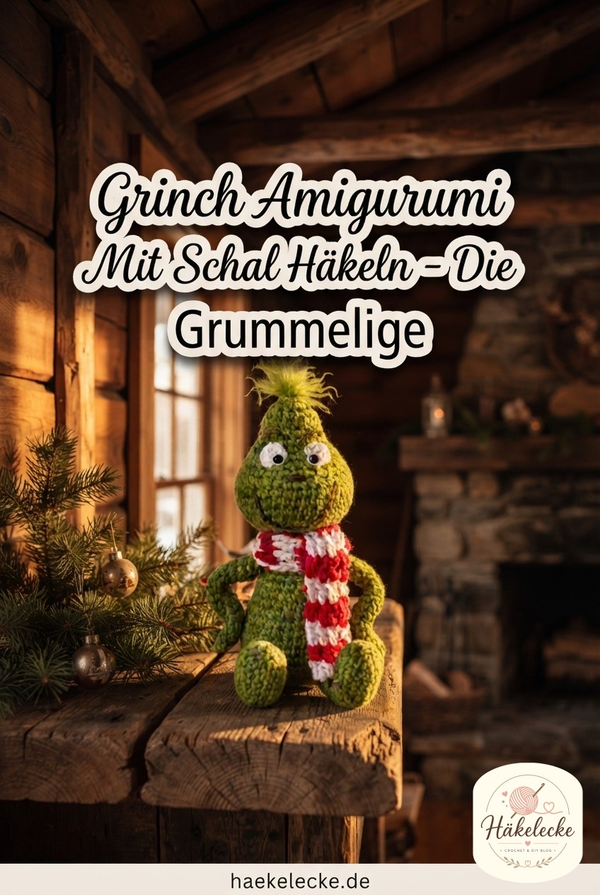 Grinch Amigurumi Mit Schal Häkeln - Die Grummelige