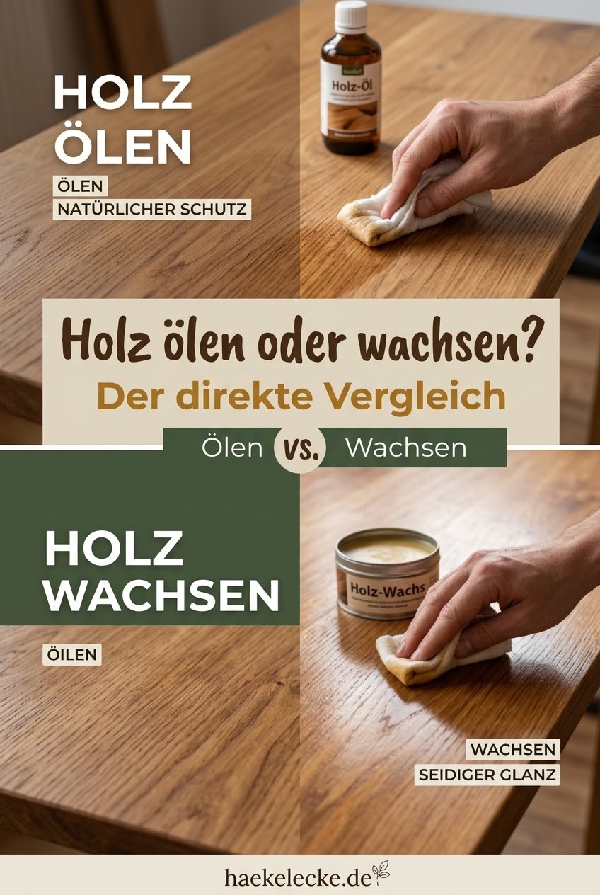 Holz ölen oder wachsen? Der direkte Vergleich