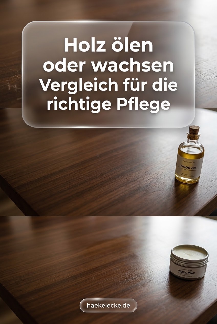 Holz ölen oder wachsen Vergleich für die richtige Pflege