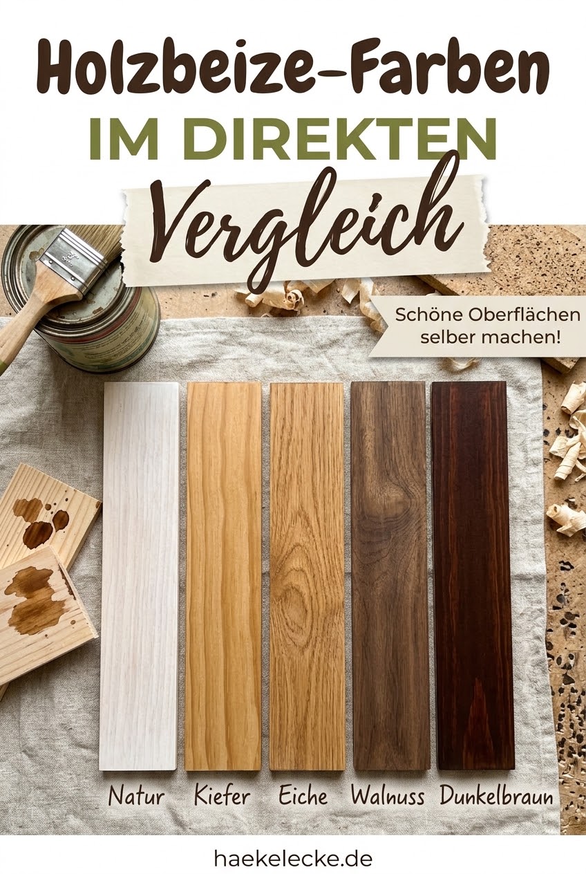 Holzbeize-Farben im direkten Vergleich