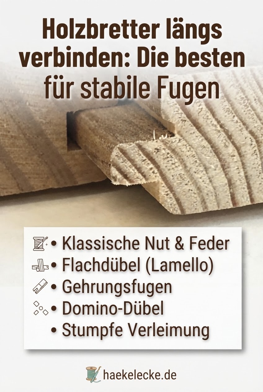 Holzbretter längs verbinden: Die besten Methoden für stabile Fugen