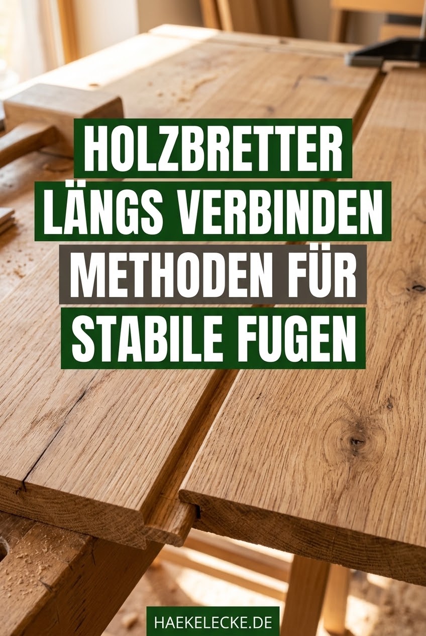 Holzbretter längs verbinden Methoden für stabile Fugen