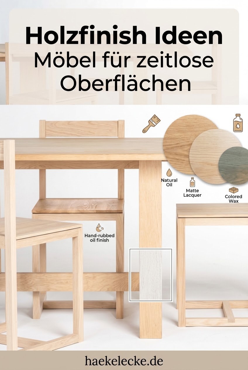 Holzfinish Ideen Möbel für zeitlose Oberflächen