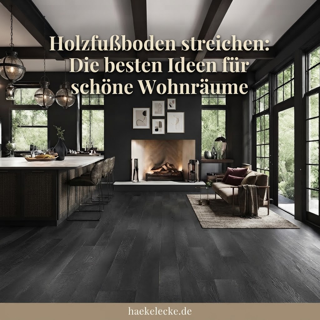 Holzfußboden streichen: Die besten Ideen für schöne Wohnräume