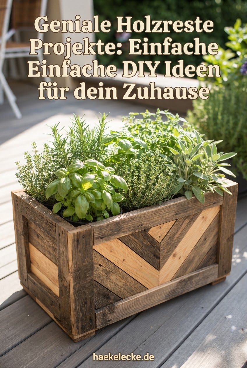 Geniale Holzreste Projekte: Einfache DIY Ideen für dein Zuhause
