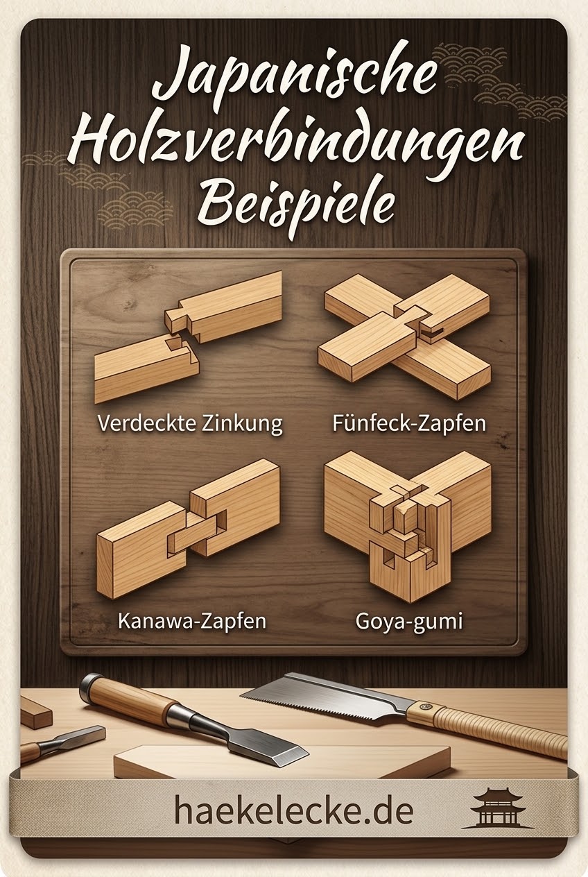 Japanische Holzverbindungen Beispiele