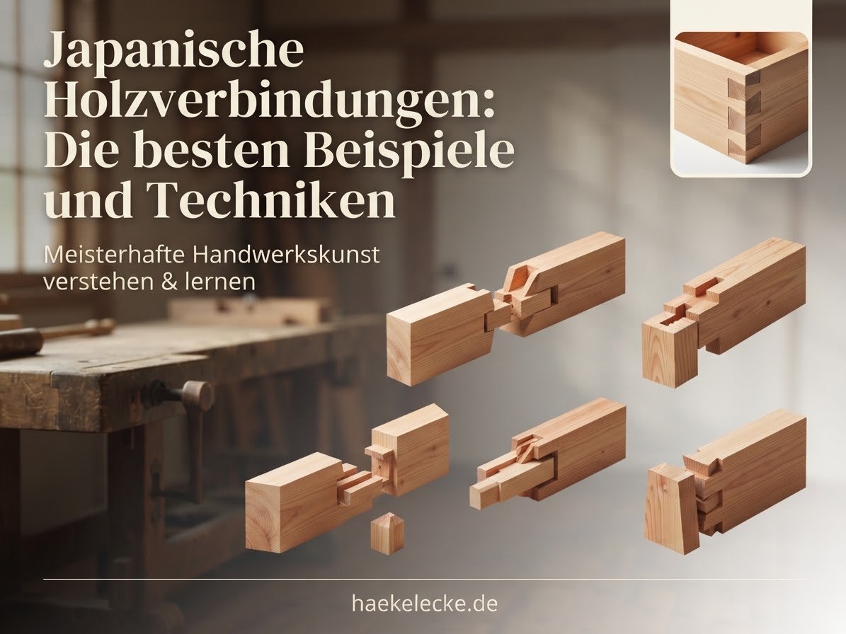 Japanische Holzverbindungen: Die besten Beispiele und Techniken