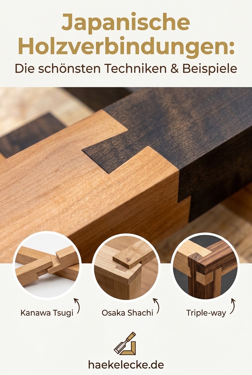 Japanische Holzverbindungen: Die schönsten Techniken & Beispiele