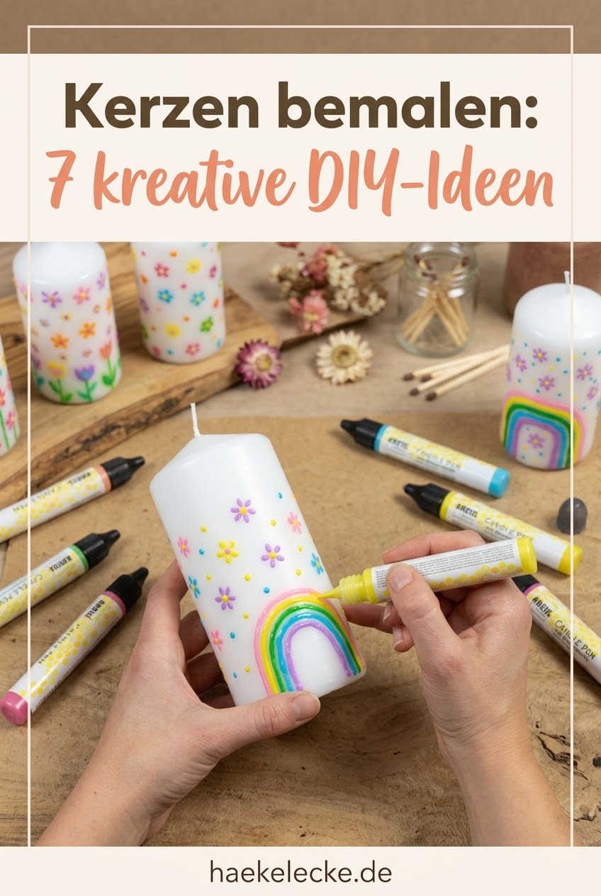 Kerzen bemalen: 7 kreative DIY-Ideen