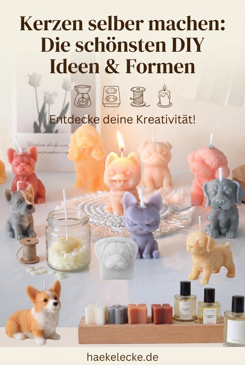 Kerzen selber machen: Die schönsten DIY Ideen & Formen