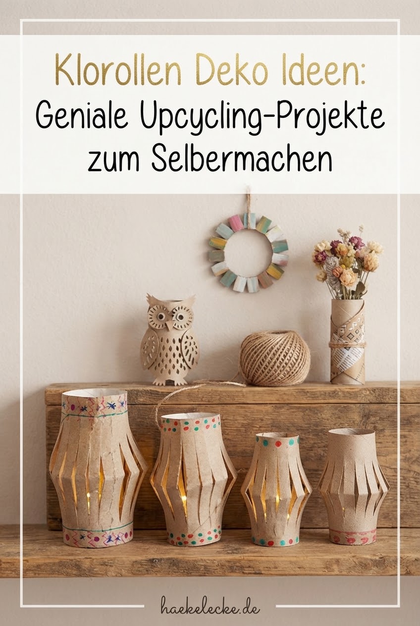 Klorollen Deko Ideen: Geniale Upcycling-Projekte zum Selbermachen
