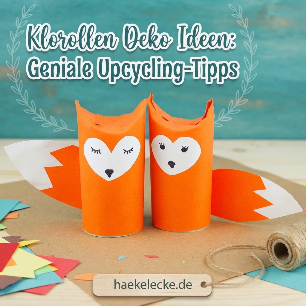 Klorollen Deko Ideen: Geniale Upcycling-Tipps