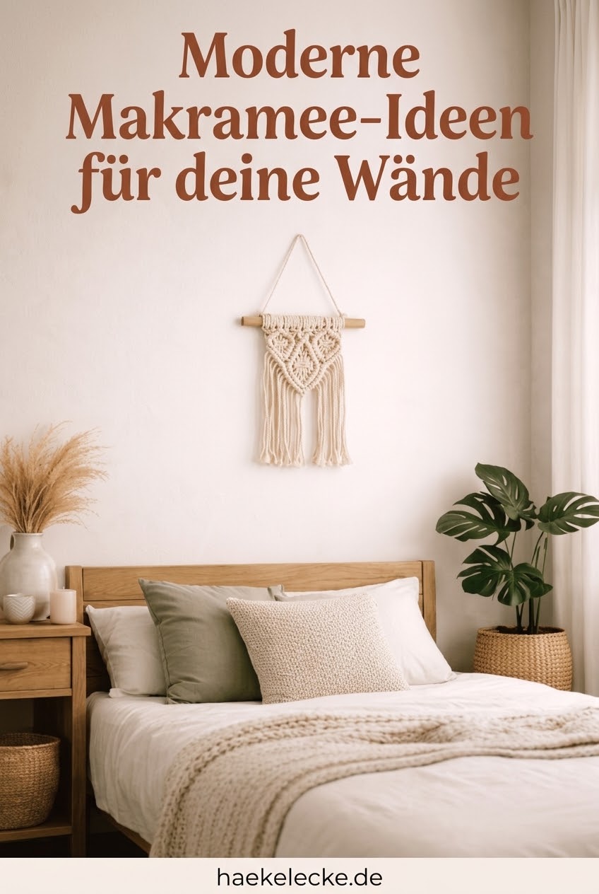 Moderne Makramee-Ideen für deine Wände