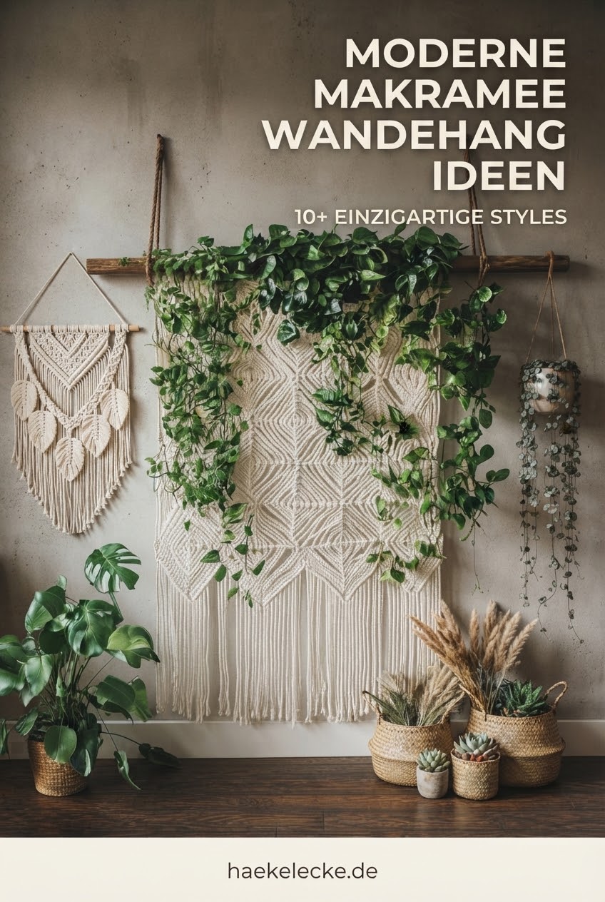 Moderne Makramee Wandbehang Ideen