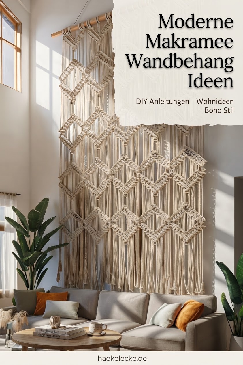 Moderne Makramee Wandbehang Ideen