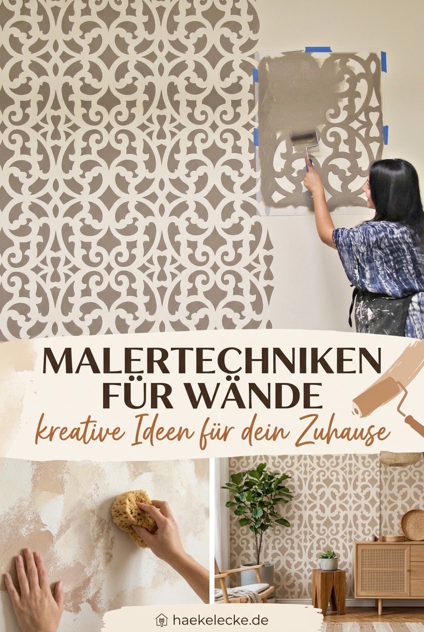 Malertechniken für Wände kreative Ideen für dein Zuhause