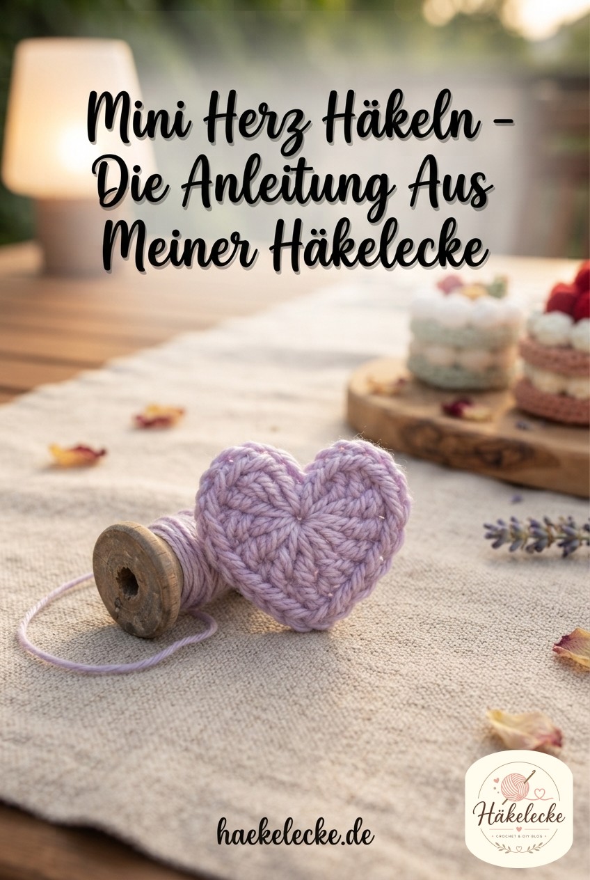 Mini Herz Häkeln - Die Anleitung Aus Meiner Häkelecke