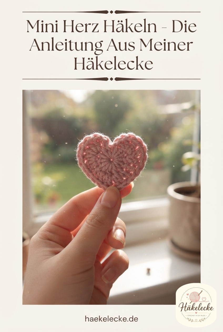 Mini Herz Häkeln - Die Anleitung Aus Meiner Häkelecke