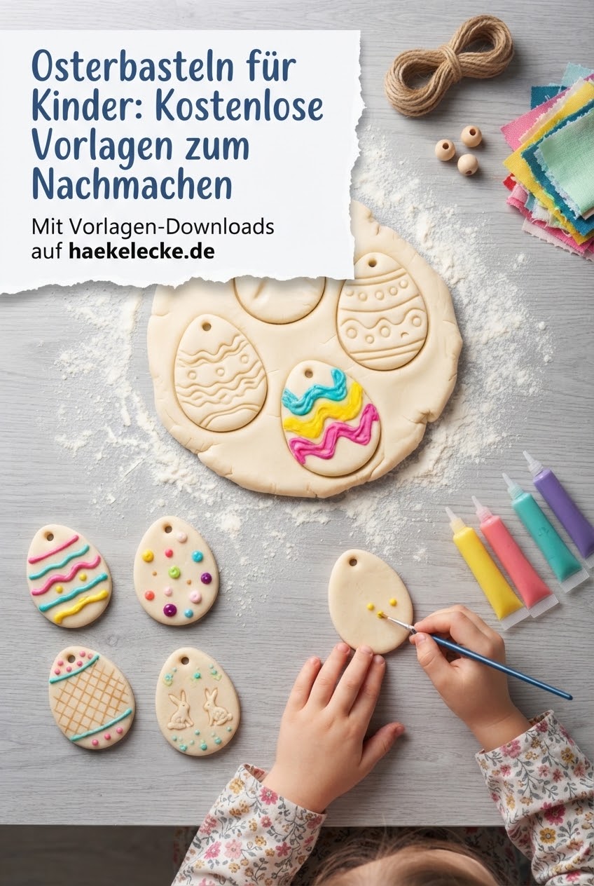 Osterbasteln für Kinder: Kostenlose Vorlagen zum Nachmachen
