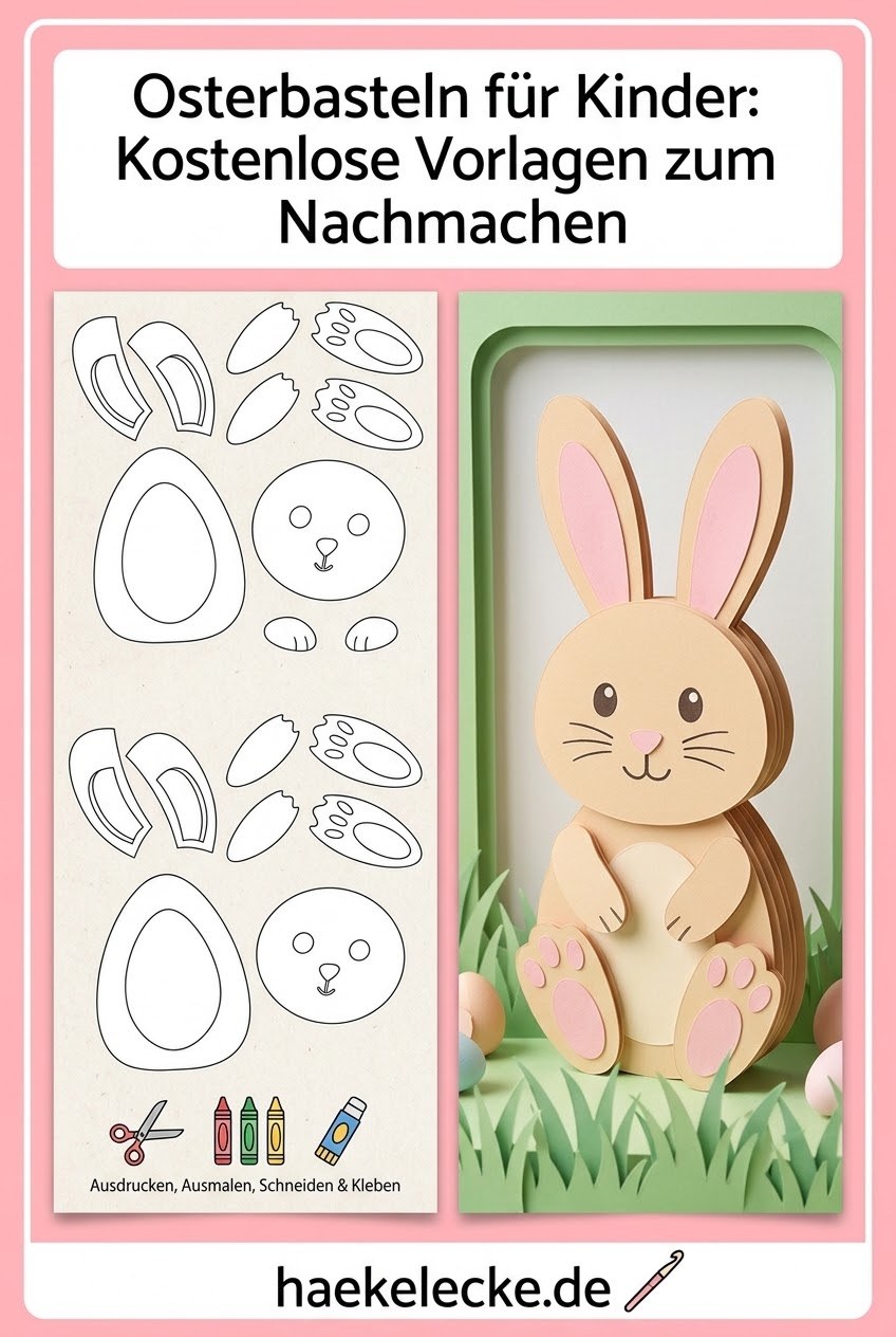 Osterbasteln für Kinder: Kostenlose Vorlagen zum Nachmachen