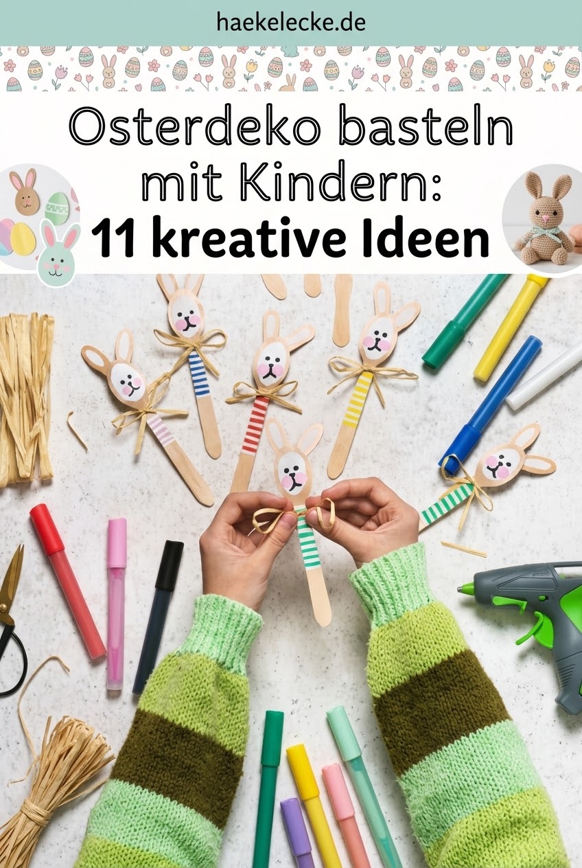 Osterdeko basteln mit Kindern: 11 kreative Ideen