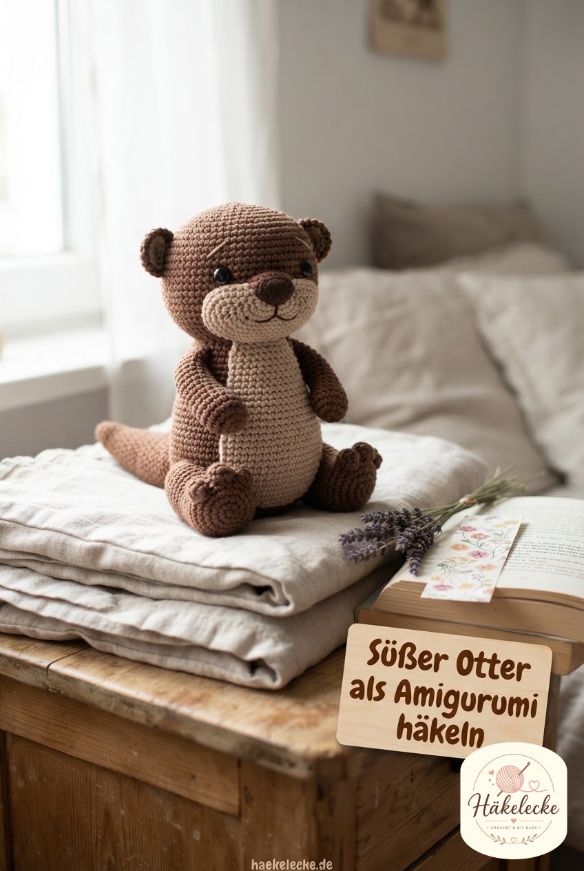 Süßer Otter als Amigurumi häkeln