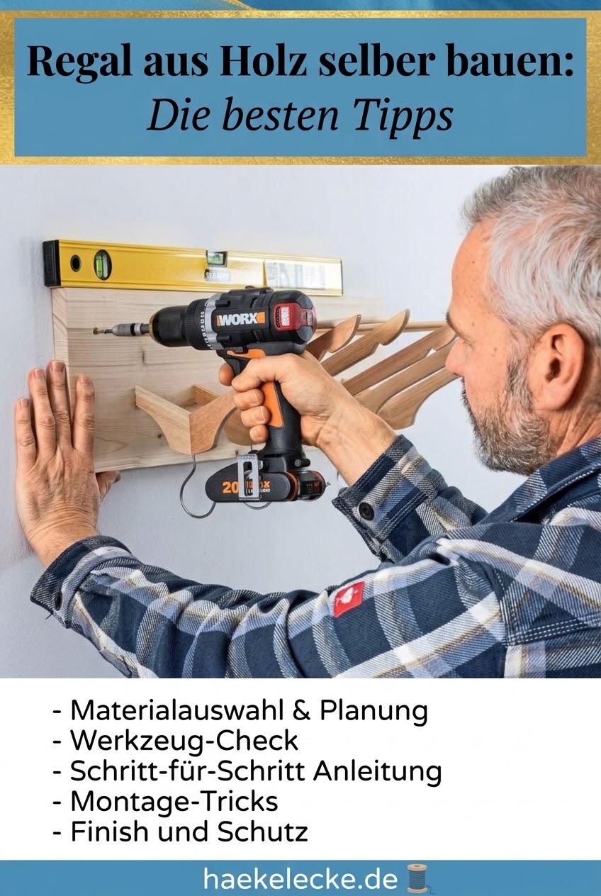 Regal aus Holz selber bauen: Die besten Tipps