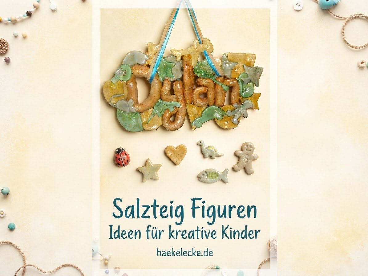 Salzteig Figuren Ideen für kreative Kinder