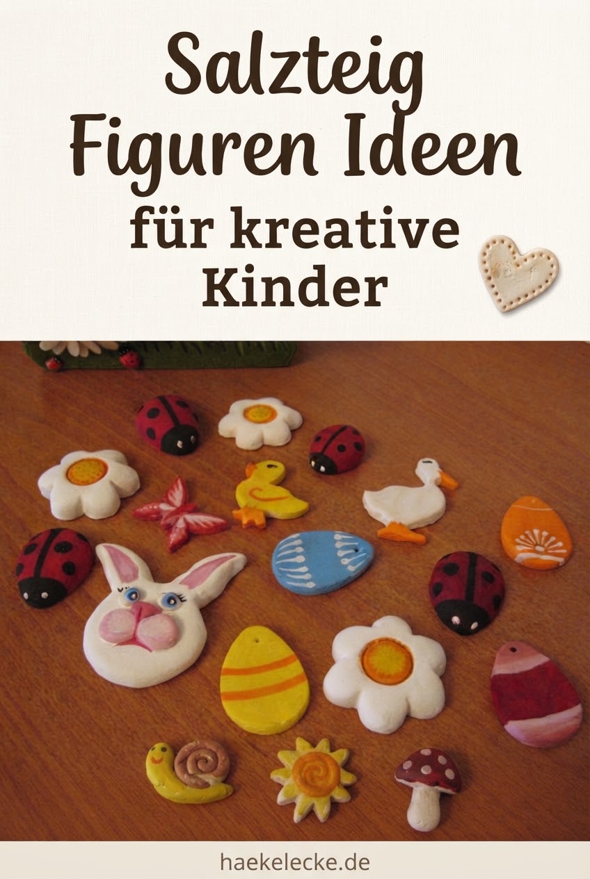 Salzteig Figuren Ideen für kreative Kinder