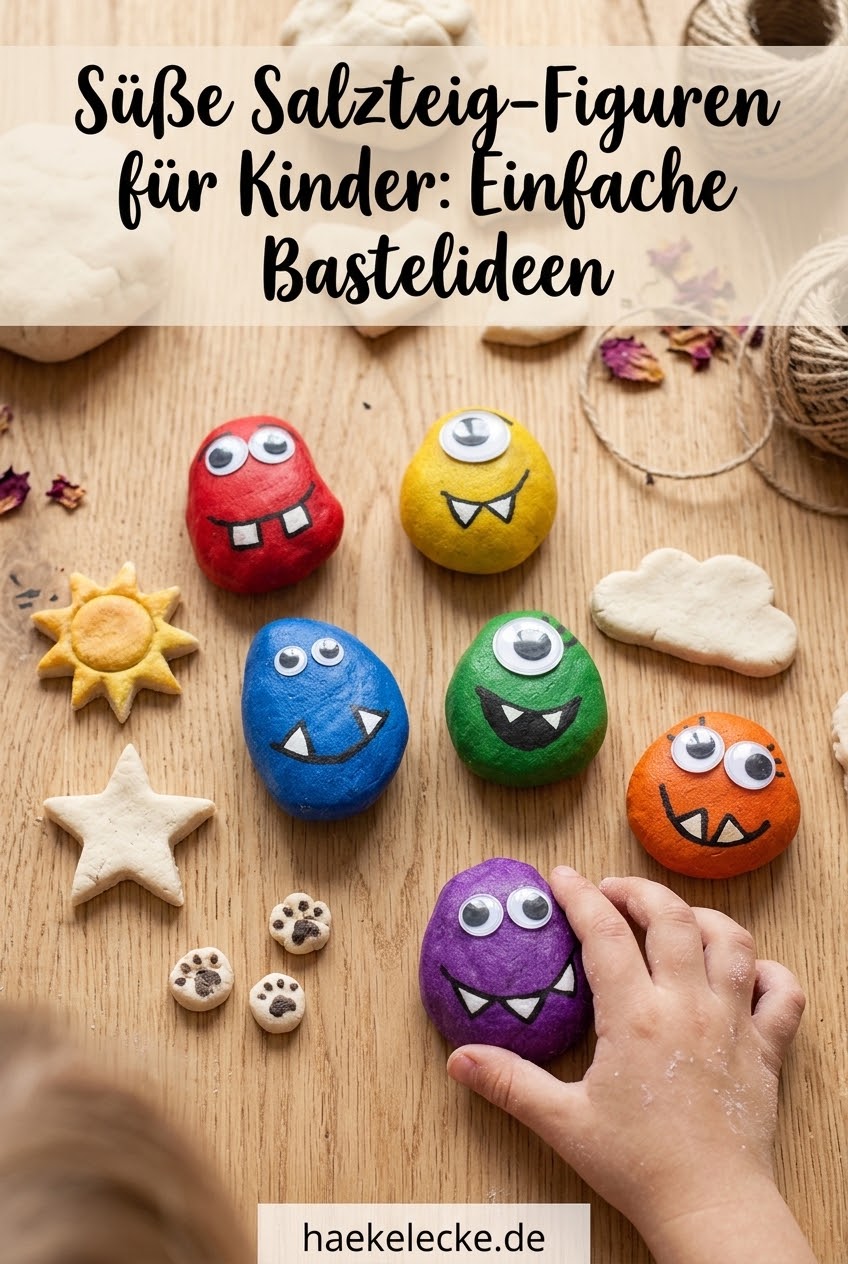 Süße Salzteig-Figuren für Kinder: Einfache Bastelideen