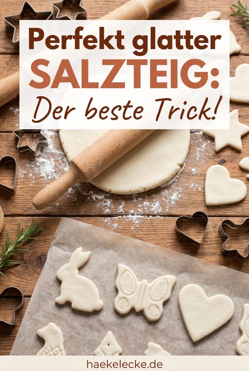 Perfekt glatter Salzteig: Der beste Trick!