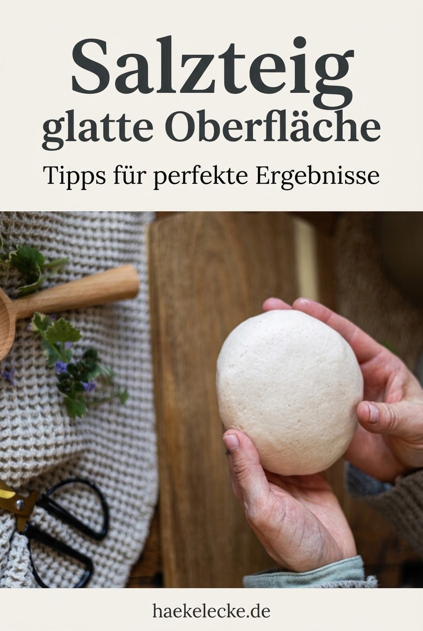 Salzteig glatte Oberfläche Tipps für perfekte Ergebnisse