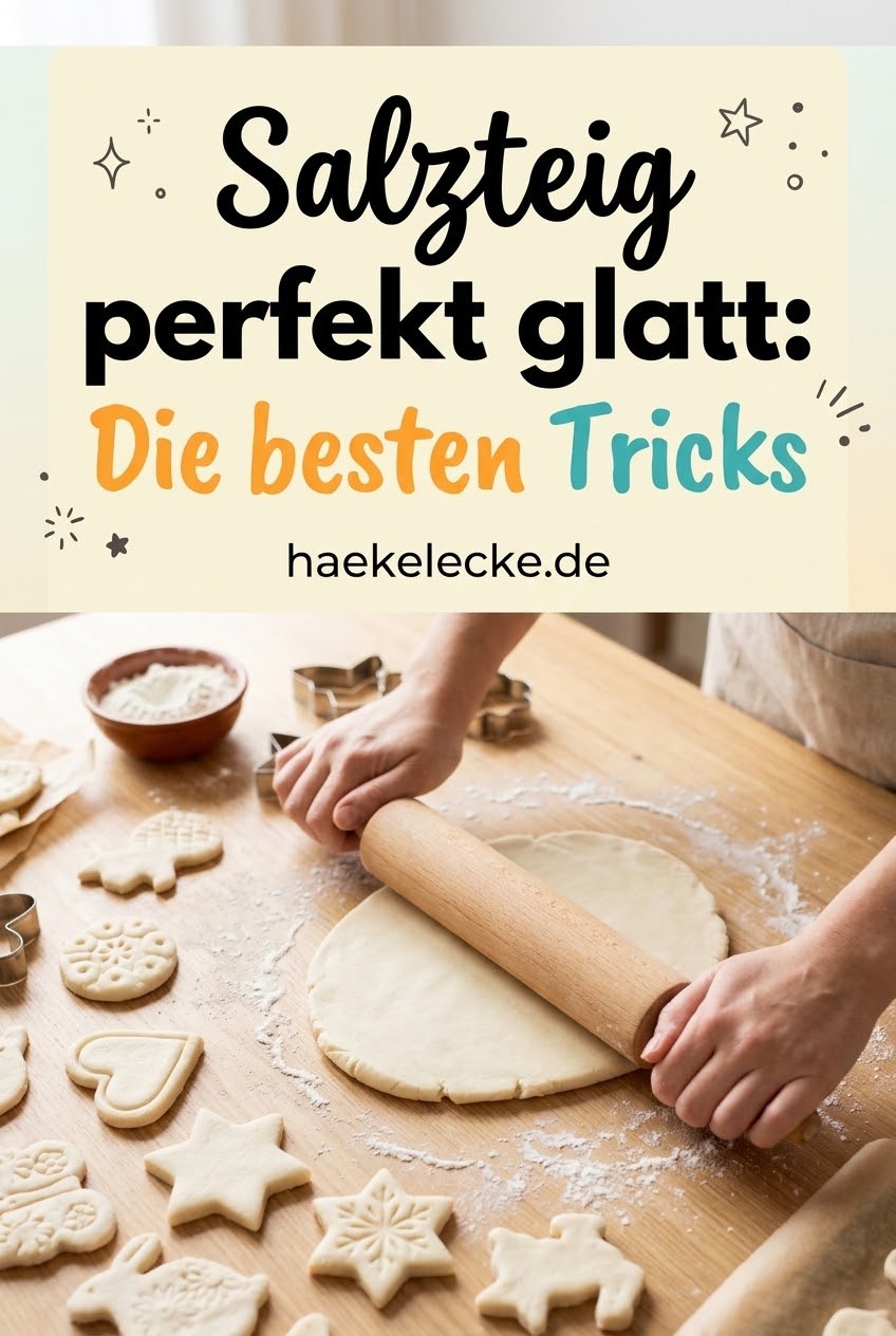 Salzteig perfekt glatt: Die besten Tricks