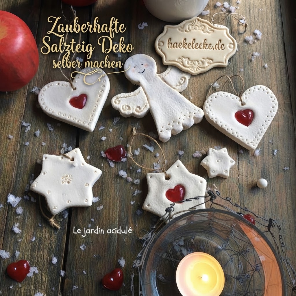 Zauberhafte Salzteig Deko selber machen