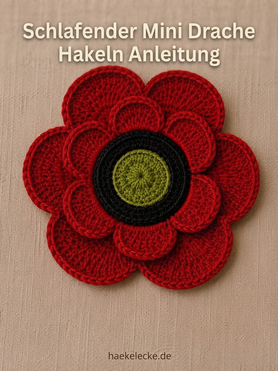 Schlafender Mini Drache Hakeln Anleitung