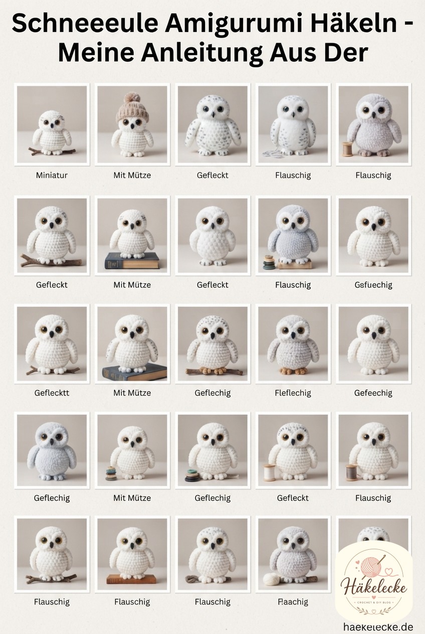 Schneeeule Amigurumi Häkeln - Meine Anleitung Aus Der