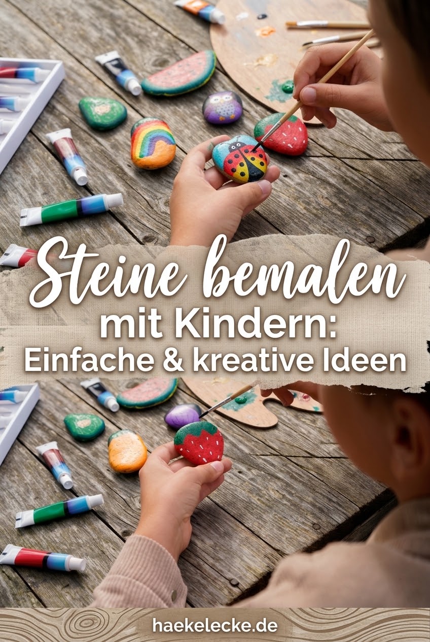Steine bemalen mit Kindern: Einfache & kreative Ideen