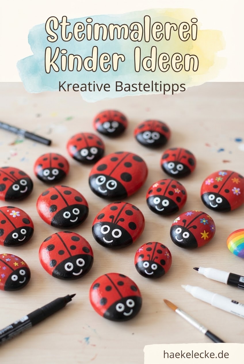 Steinmalerei Kinder Ideen Kreative Basteltipps