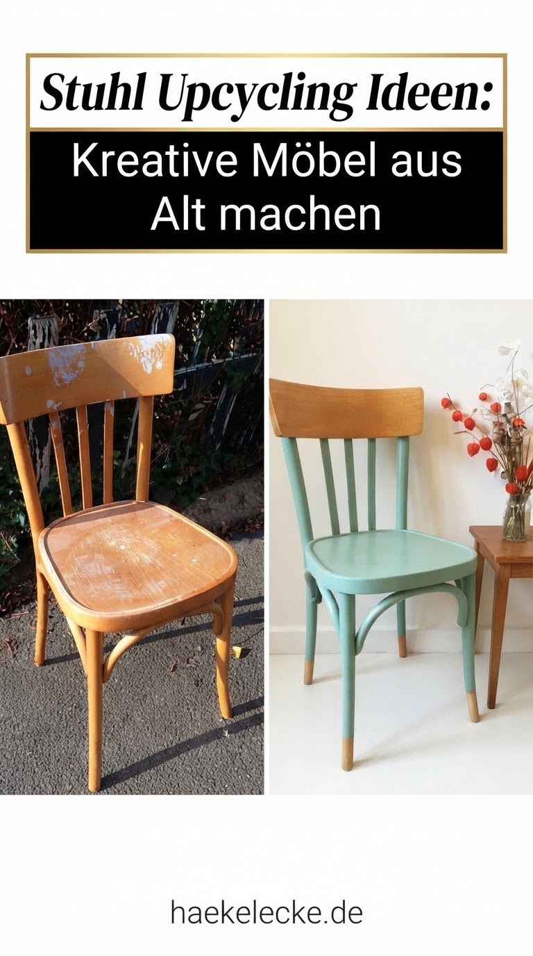 Stuhl Upcycling Ideen: Kreative Möbel aus Alt machen