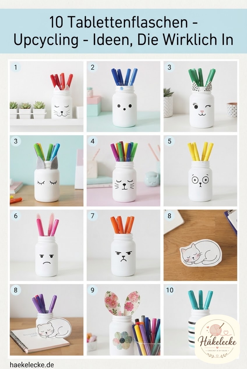10 Tablettenflaschen - Upcycling - Ideen, Die Wirklich In