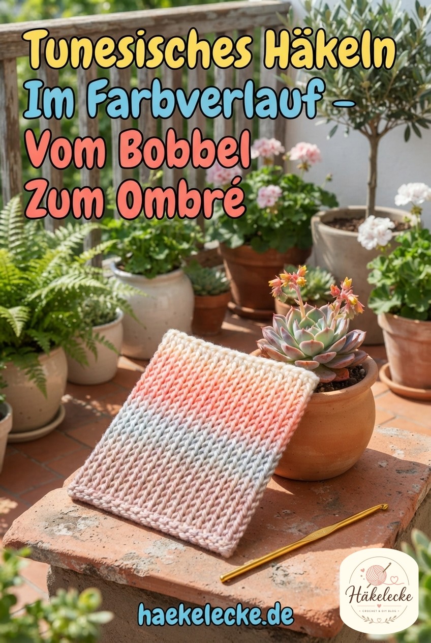 Tunesisches Häkeln Im Farbverlauf - Vom Bobbel Zum Ombré -