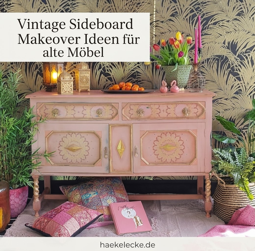 Vintage Sideboard Makeover Ideen für alte Möbel